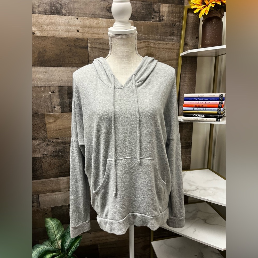 Enti Clothing Grey Oversized Drawstring Hoodie